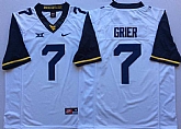 West Virginia Mountaineers 7 Will Grier White Nike College Football Jersey,baseball caps,new era cap wholesale,wholesale hats